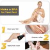 7d24hcare Electric Callus Remover for Feet, 16 Pack Rechargeable Pedicure Kit, Waterproof Foot Scrubber Tool with 3-Roller Head & 2-Speed for Cracked Heels & Dead Skin