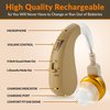 Rechargeable Digital Hearing Amplifier - Hearing Amplifiers Set with New Digital Technology - Almost Invisible BTE Design with Quick Recharge - Personal Sound Amplifier by MEDca