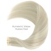 WENNALIFE Tape in Hair Extensions Human Hair, 20pcs 50g 22 inch Ash Blonde Highlighted Platinum Blonde Remy Hair Extensions Straight Human Hair Tape in Extensions Skin Weft Tape Extensions Human Hair