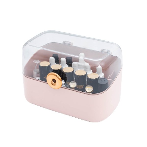 Bfbawm 48 Slot Acrylic Lipstick Storage Box with Lid, Lipstick Holder, Lip Gloss Makeup Display, Ideal for Bedroom, Bathroom, Vanity Brand