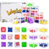 GOLDGE 24 Pcs Balance IQ Maze Game Toy Set - Mini 3D Brain Maze Puzzle Cubes in a Box. Fun Party Favor Games and Ideal Prizes for Kids and Adults (24 Pcs)
