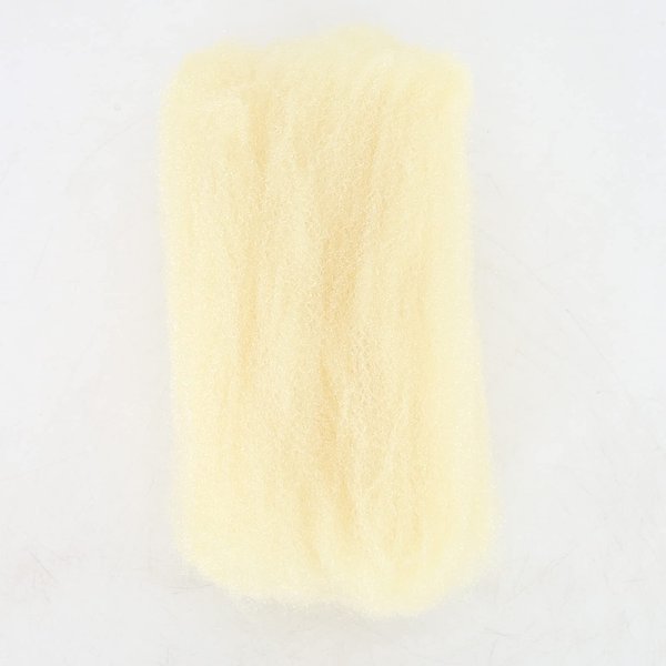 BTWTRY Afro Kinkys Bulk Synthetic Hair 1 Pack/50g Bleach Blonde Kinky Bulk Afro Hair for Dreads Afro Bulk Hair for Locs Hair Extensions (#613 Color)