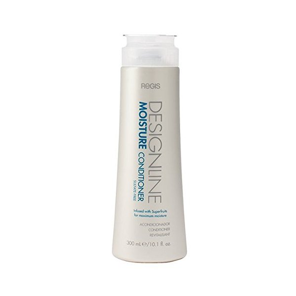 DESIGNLINE Moisture Conditioner, 10.1 oz - Regis Sulfate Free Formula Gently Moisturizes and Cleanses Hair to Keep Hair Color Safe and Healthy