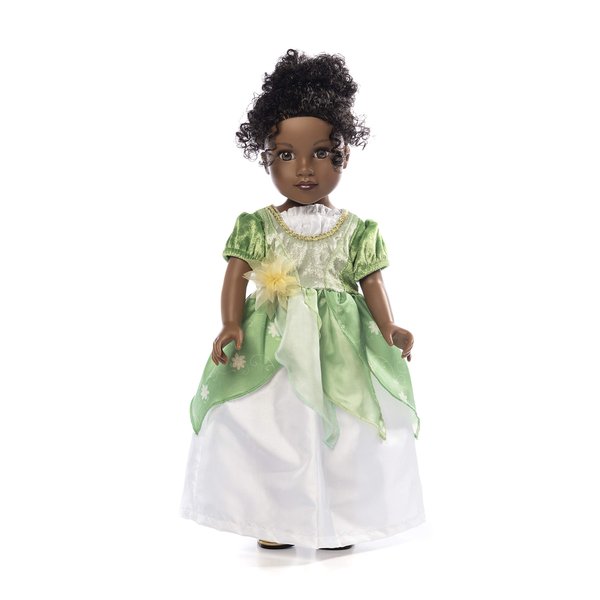 Little Adventures Classic Lily Pad Princess Doll Dress - Doll Not Included - Machine Washable Child Pretend Play and Party Doll Clothes with No Glitter