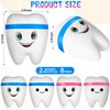 8 Pcs Tooth Stress Ball, Slow Rising Teeth Shape Stress Balls for Dental Office, Stress Ball Tooth Shaped for Kids Bulk Party Favors