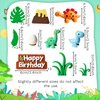 JeVenis Luxury Little Dinosaur Cake Decorations Dinosaur Cupcake Topper Little Dinosaur Cake Toppers for Birthday Baby Shower Party Supplies