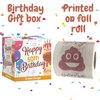 50th Birthday Toilet Paper - Happy birthday toilet paper prank– Funny 50th birthday gifts for men and women– best friend birthday gifts– Novelty Toilet paper roll gag gifts – 3 Ply (50th Birthday)