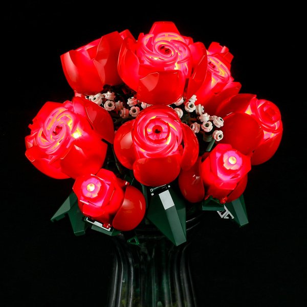 YEABRICKS LED Light for Lego-10328 Icons Bouquet of Roses Building Blocks Model (Lego Set NOT Included)