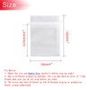 Bezall 50Pcs Sheer Organza Bags 4x6 Inch, White Wedding Party Favor Bags with Drawstring, Jewelry Gift Bags Christmas Candy Pouches