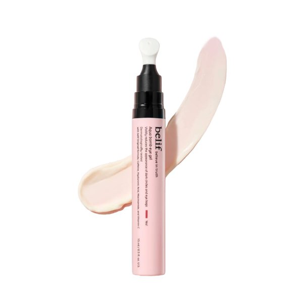 belif Aqua Bomb Lifting Eye Gel | Retinol + Collagen + Peptide for Firming & Plumping | Hyaluronic Acid for Glowy Hydration | Niacinamide for Dark Circles | Korean Skin Care