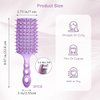 CIYOUYJXDIAN Vented Detangling Hair Brush Hair Scalp Massager Shampoo Brush (Purple-1)