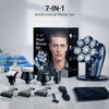 Head Shavers for Bald Men, 7D Magnetic Floating Head Shaver with 3 Modes, IPX7 Waterproof Electric Razor Grooming Kit, USB Rechargeable