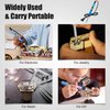 Soldering Iron Kit, 80W 110V LCD Digital Soldering Welding Iron Kit with Ceramic Heater, Portable Soldering Kit with 5pcs Tips, Stand, Solder Tube, Sponge, Solder Paste,for Metal,Electric, DIY
