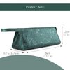 Ezindraw Travel Case Compatible with Dyson Airwrap & Curling Iron, Portable Carrying Waterproof Organizer for Hair Attachments, Portable Carrying Storage Case for Hair Dryer (Emerald Green)