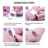 4th of July Temporary Tattoo Kids : 10 Sheets Tattoo Stickers Complete Independence Day Collection, these patriotic tattoos are perfect for Memorial Day and all your 4th of July decorations. (MU series)