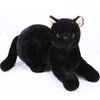 Sosation 16 Inch Black Cat Stuffed Animal Plush, Realistic Black Cat Soft Plush Pillow, Cute Plush Toy Gifts for Kids, Birthday Decoration Supplies