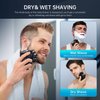 Head Shavers for Bald Men, 7D Magnetic Floating Head Shaver with 3 Modes, IPX7 Waterproof Electric Razor Grooming Kit, USB Rechargeable