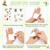 Konsait 12 Sheets Insect Tattoos Glow in the Dark Tattoos, Bugs Tattoos for Kids, Butterfly Bees Spider Tattoos Insect Party Favors, Bug Party Favors for Kids