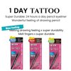 K-Palette 1Day Tattoo 24h Waterproof Eyeliner Pencil, Long-Wearingl, Smudge-Proof Eyeliner, Rich Colors for Eye Makeup, Natural Brown