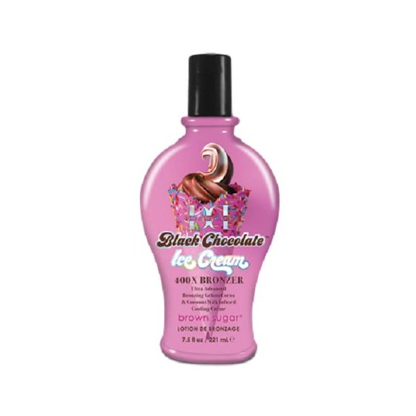 Double Dark Black Chocolate Ice Cream 400X Bronzer 7.5oz
