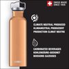 Sigg - Cooper Aluminum Water Bottle - Original Gold - With Screw Cap - Leakproof - Lightweight - BPA Free - 17 Oz