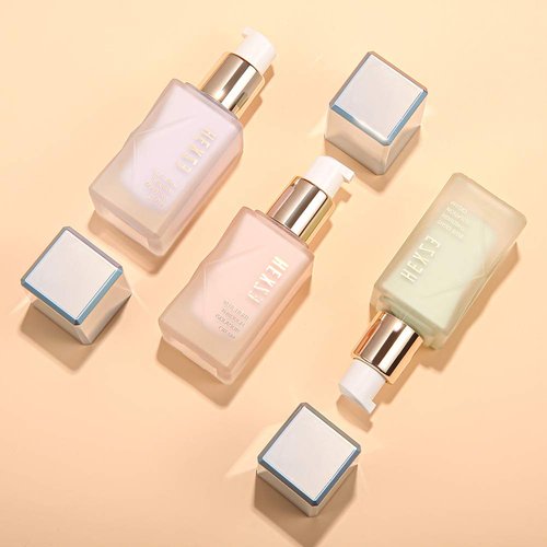 HEXZE Makeup Primer,Base Face Primer, Primer Face Makeup, Fills in Pores and Fine Lines, Natural Matte Finish, Hydrating Face Primer #03 pink