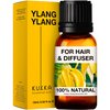 Kukka Ylang-Ylang Essential Oil for Diffuser- 100% Natural Therapeutic Grade Ylang Ylang Essential Oil for Skin - Ylang Ylang Oil for Hair Growth & Aromatherapy (0.34 fl Oz)