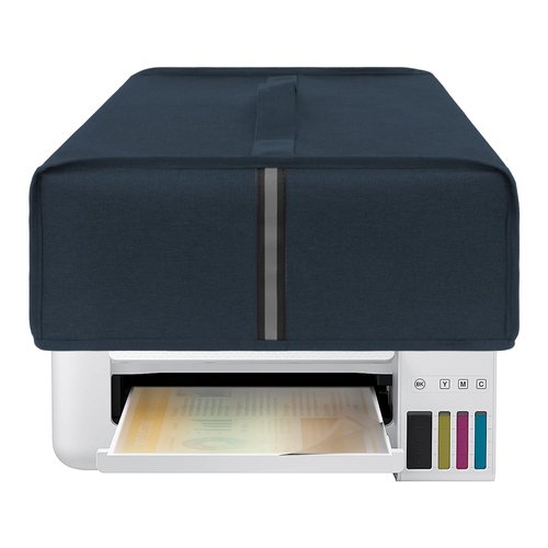 Kingshion Printer Dust Cover, Splash-Proof Fabric Easy to Clean & Storage, Compatible with Epson EcoTank ET-2800/ET-2850 Wireless Color All-in-One Cartridge-Free Supertank Printer - Dark Blue