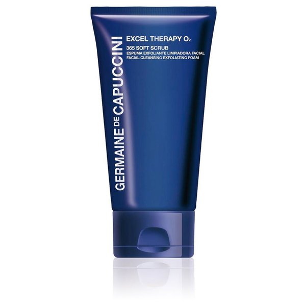 GERMAINE DE CAPUCCINI - Excel Therapy O2 I Soft Scrub Facial Exfoliating Cleansing Foam - Daily Use - For all skin types - 5oz