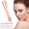CustomyLife 3 Pcs Facial Spatula Sticks Mini Metal Makeup Spatulas Tiny Skincare Cosmetic Spoons Reusable Face Eye Cream Lotion Applicator Tools Facial Massage Sticks for Women Girls