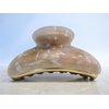 Generic Taupe beige brown or vanilla creme hair claw clip (Primary color: Vanilla creme), 1 Count (Pack of 1)