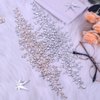 LOVFOIVER Rhinestone Bridal Headpiece for Wedding Hair Pieces Crystal Wedding Hair Accessories for Brides and Bridesmaid