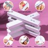 FANDAMEI Nail File, 24PCS 80/80 Grit Nail Files, Double Sided Emery Boards for Nails Buffering, Professional Nail File for Natural Acrylic Nails, Rectangular Manicure Nail Files Set, Coarse Grit 80/80