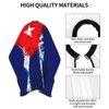 Cuba Cuban Art Flag Salon Barber Cape - Professional Hairdressing Waterproof Hair Cutting Cape With Adjustable Snap Closure-Haircut Apron For Hair Stylist And Home Use-55''X66''