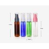 6PCS 30ml/1oz Empty Plastic Pump Vial Packing Bottles with Transparent Cap-Face Cream Jar Pot Makeup Travel Cosmetic Storage Container Holder for Lotion Bath Shower Dispenser (Transparent+Pink)