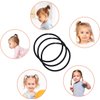 150PCS Black Hair Ties, elastic Hair Ties No Damage Ponytail Holder，for Thick and Curly Hair Hair Elastic Band，for Women or Men