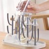 FEOOWV Baby Bottle Drying Rack with Base, Creative Tree Branch Baby Bottle Dryer Holder for Bottles, Teats, Cups, Pump Parts and Accessories