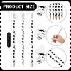 48 Pcs Cow Print Pencils Cow Party Supplies Cartoon Animal Pencils Fun Cow Pattern Decorative Pencils Kawaii Wood Pencils with Eraser Supplies for Students Classroom School Home Kids Party Favor