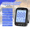 Ammonia Gas Meter NH3 Gas Monitor Sensor Range 0-100ppm, Resolution 0.1ppm with Temperature(℉/℃), Humidity, Backlight Display, Dual Alarm for Poultry, Farm, Home GC-535G