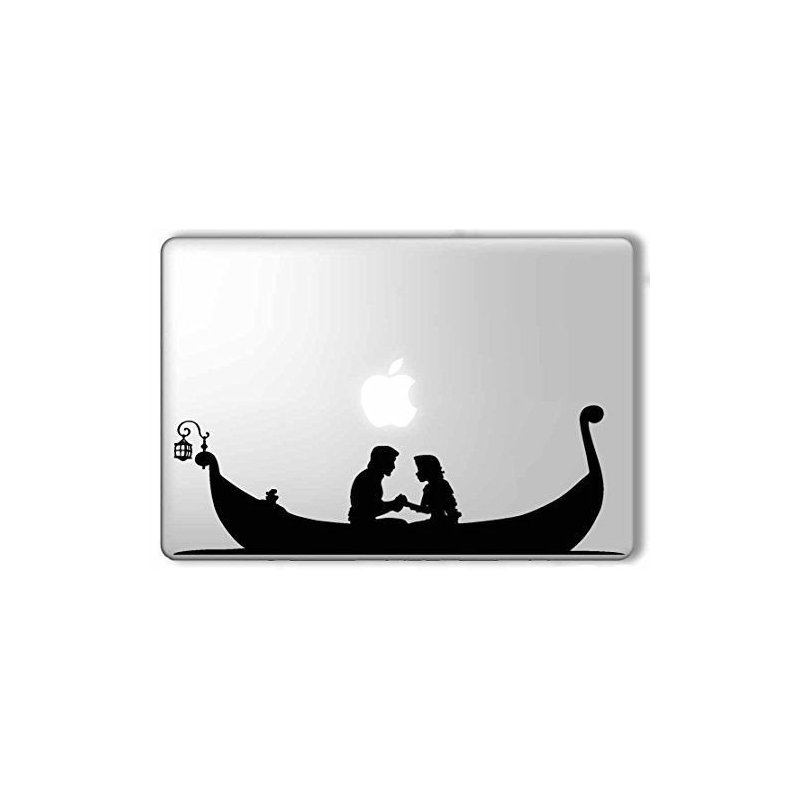 LA DECAL Univers3 Rapunzel and Flynn Rider Tangled Vinyl Decal Sticker ...