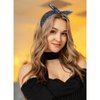 Jaciya Bow Headbands for Women Non Slip Fashion Knotted Headbands with Bow Girls Bunny Ears Bandana Headband Hair Accessories Diademas Para Mujer De Moda