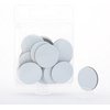 Hedral Value Pack of 24 - Dry Erase - Reusable - Blank 1" Circle Board Game Chits Tiles Counters Markers DIY D&D