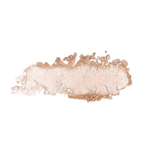 Honeybee Gardens Pressed Powder Eye Shadow Single Refill, Ninja Kitty, Pale Shimmering Champagne Pink, Long-Wearing, Creaseproof Mineral Color With Botanicals, 1.2g