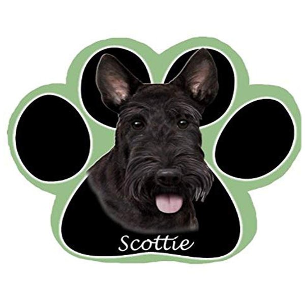 Scottie Dog Paw Non-Slip Mousepad