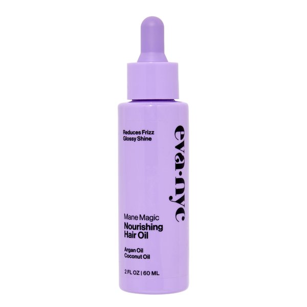 Eva NYC Mane Magic Nourishing Hair Oil, Infused with Argan Oil and Coconut Oil, 2.0 fl oz