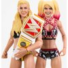 Mattel WWE Charlotte Flair vs Alexa Bliss Championship Showdown Action Figure 2-Pack with RAW Women's Championship, 6-inch