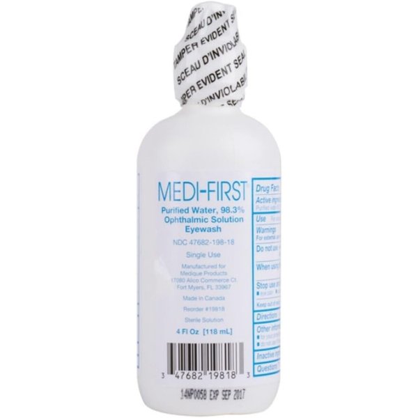 Medique First Aid Eyewash, 4 Ounce Bottles - 1/Pack of 6
