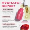 BYBI Beauty Strawberry Booster Face Serum for Dry, Irritated Skin - Hydrating Vegan Facial Oil - Repair & Moisturise Damaged Skin - Antioxidant-Rich Strawberry Seed Oil - 15ml