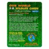 3D Wildlife Collector's Cards - Holographic Lenticular Motion - Pack Of 24 Cards.