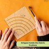 Acrylic Ruler for Cutting Fabric - Quilt Rulers for Quilting Sewing Supplies Multifunctional Ruler for Sewing Fabric Ruler Curve Ruler Quilting Tools - Quilting Square Ruler Sewing Rulers for Quilting